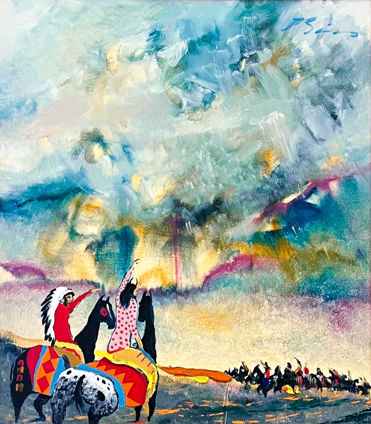 Earl Biss, Meeting Thunder Cloud 1983