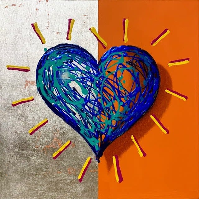 James Jensen, Pop Heart Blue JEN2020-10492