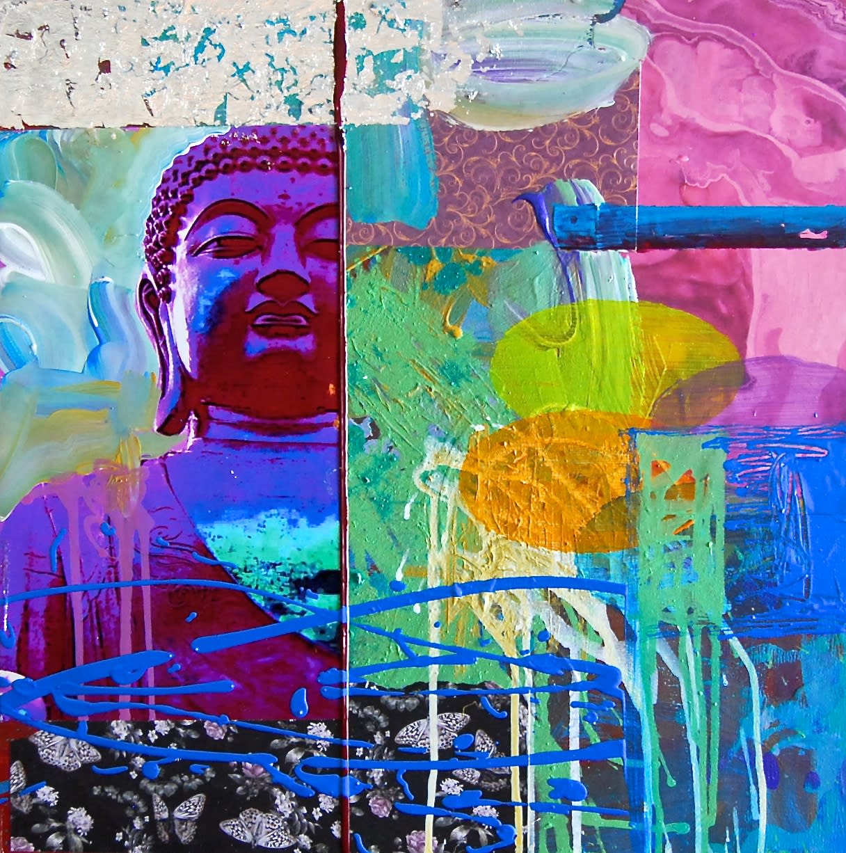 James Jensen, Magenta Buddha JEN2020-10212