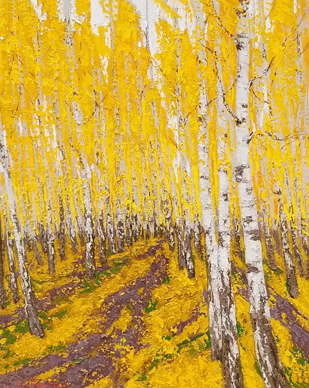 Vladimir Pentjukh, In the Aspen Forest