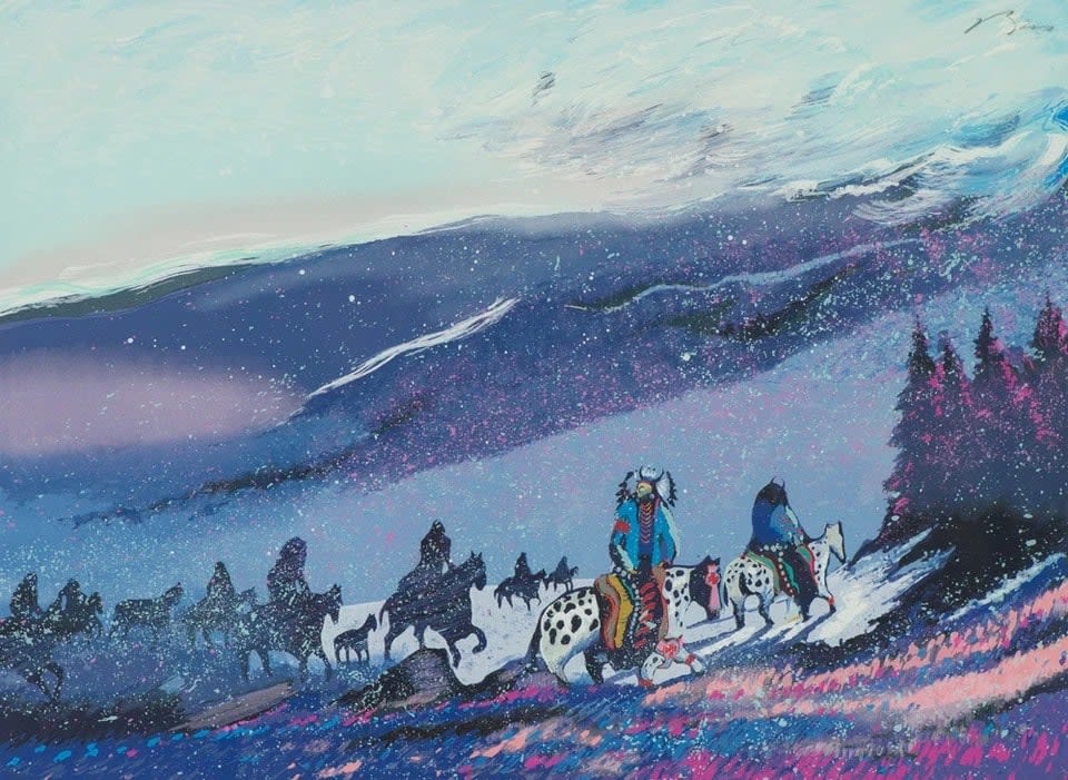 Earl Biss, Blizzard Along the Beartooth Range