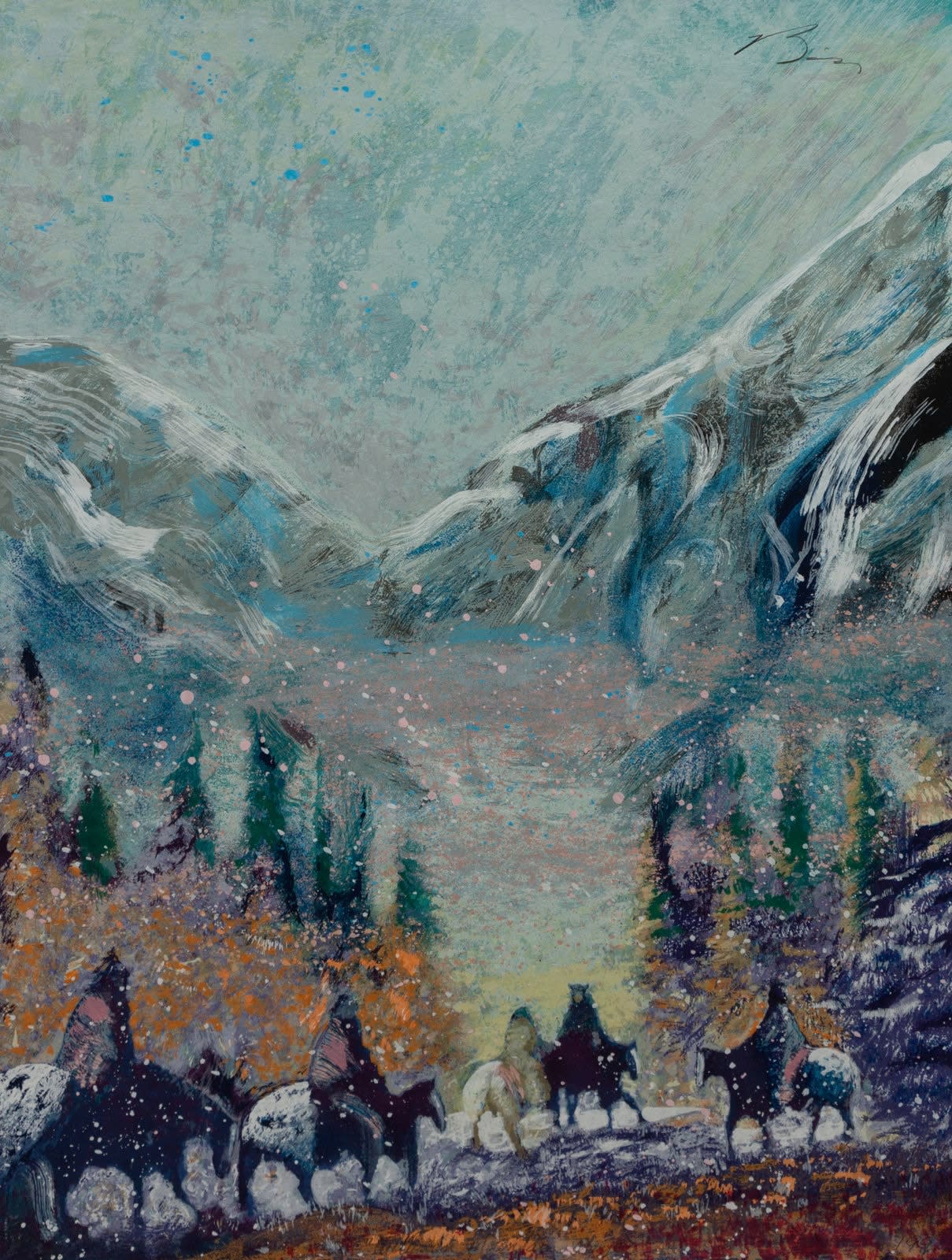 Earl Biss, Autumn Mountain Haze