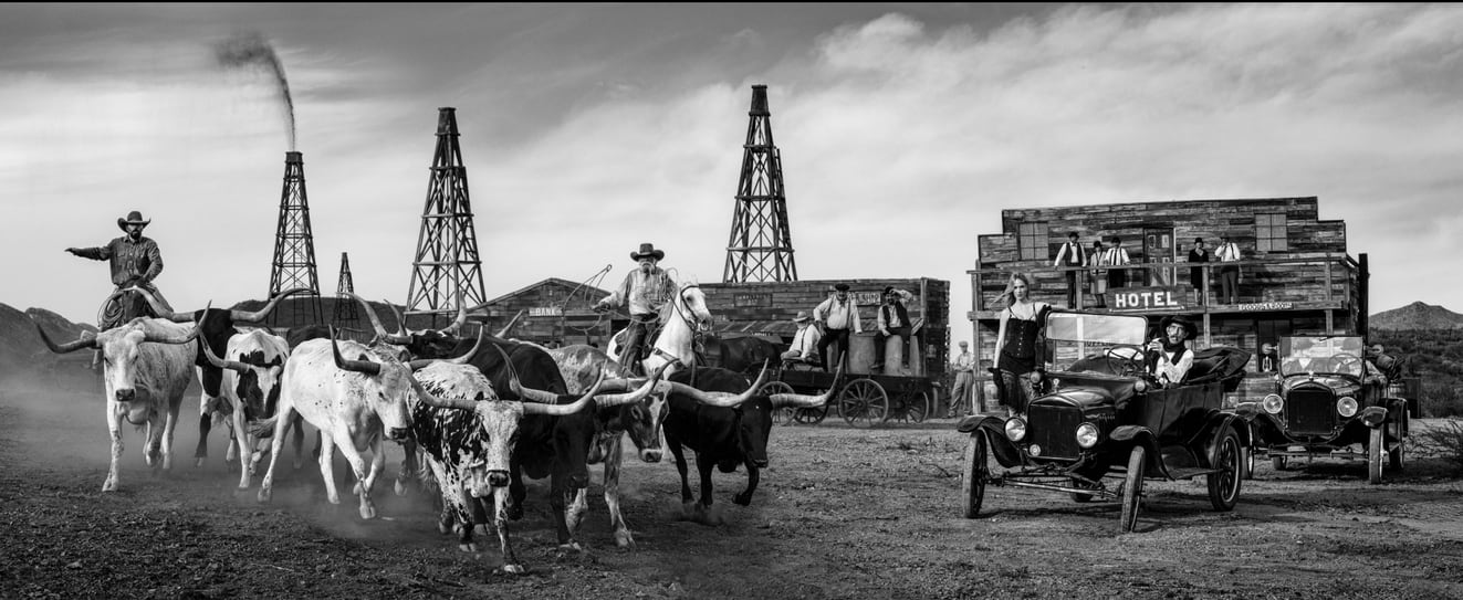 David Yarrow, Cattle and Oil
