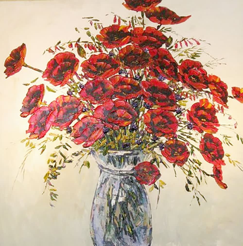 Maya, Morning Poppies in Bloom