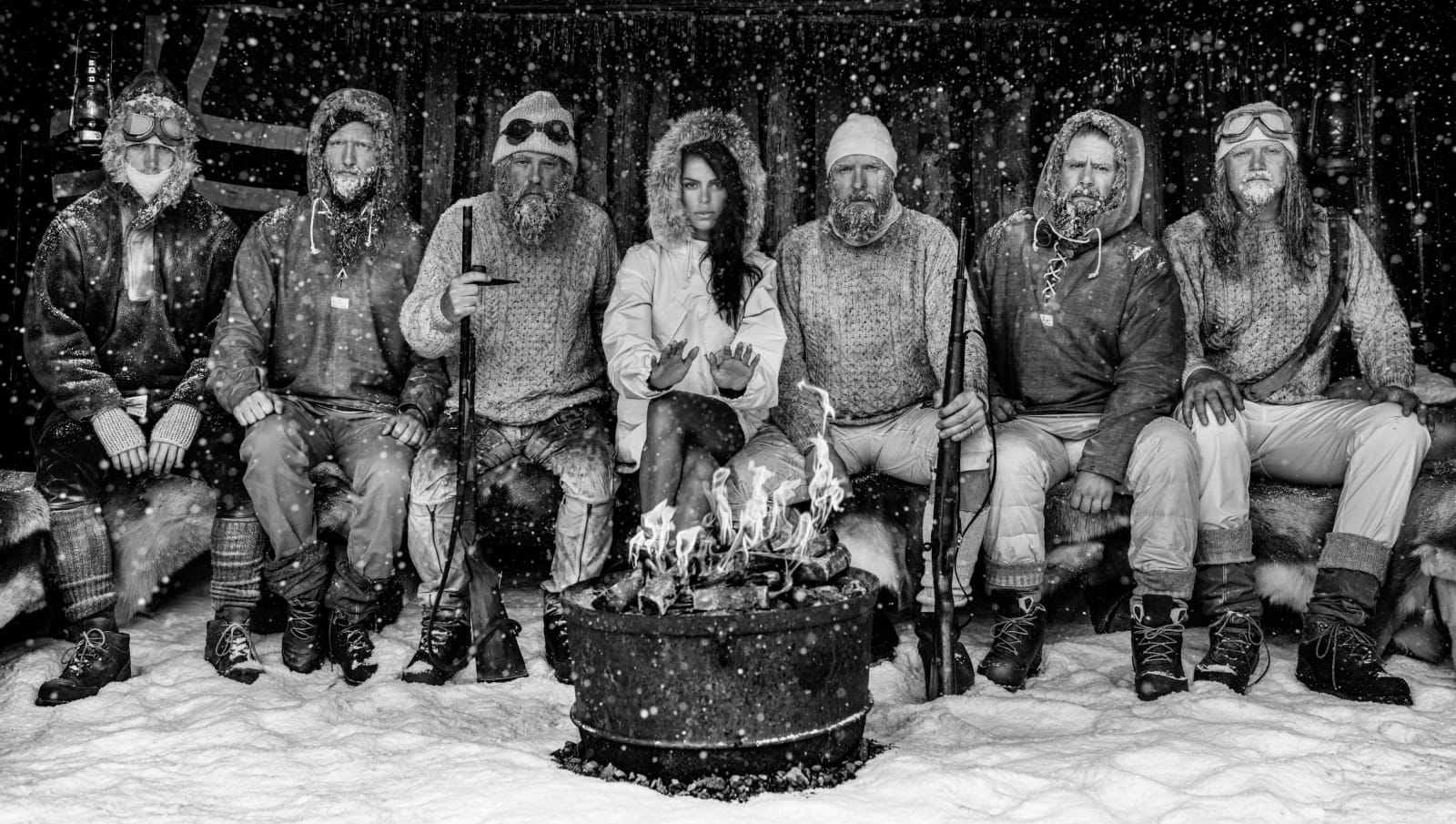 David Yarrow, Ice Ice Baby (B&W)