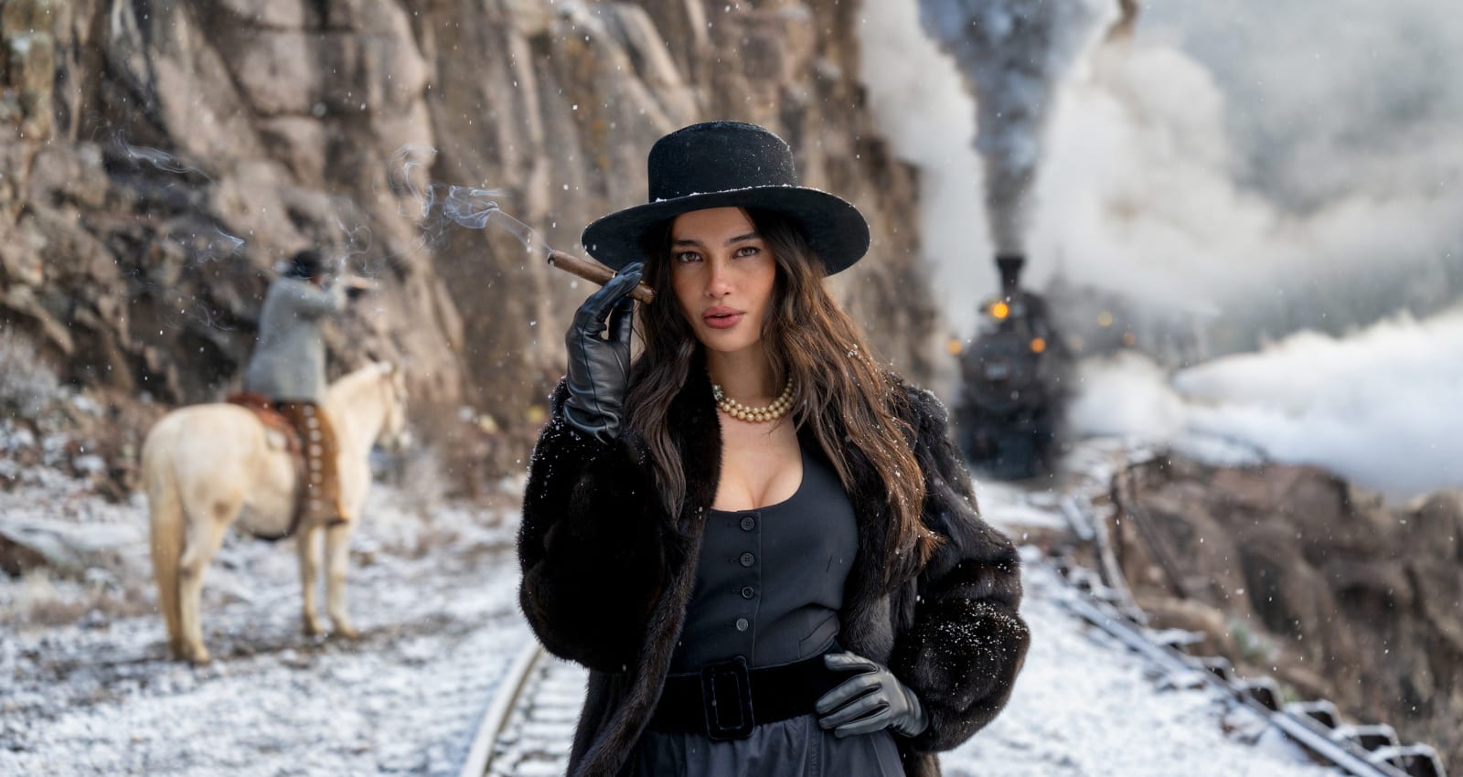 David Yarrow, The Girl with the Cigar