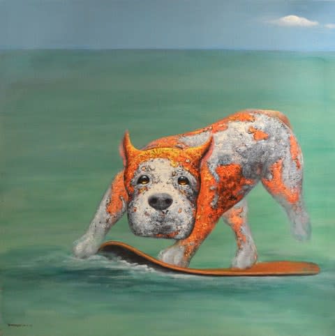 Wang ZhiWu, Two Paws Surfing