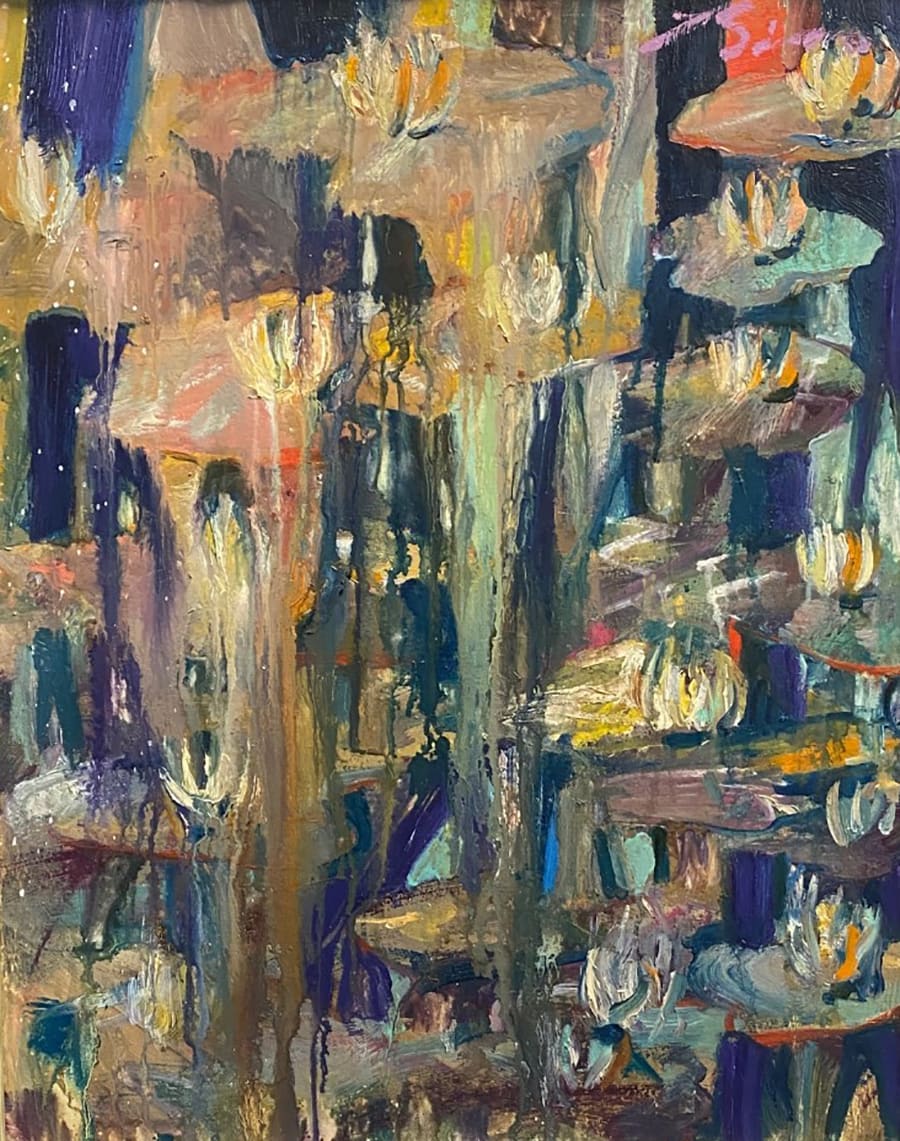 Earl Biss, Water Lilies with My Mind Deep in the Rainforest