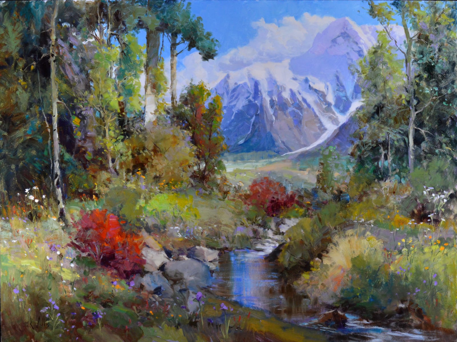 Eric Wallis, Snow Covered Peak
