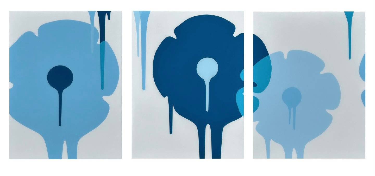 Hamilton Aguiar, Three Flowers 23137 23138 23139