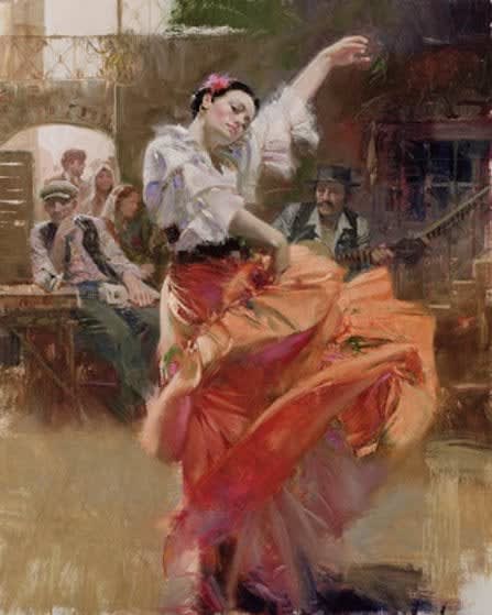 Pino, Flamenco in Red