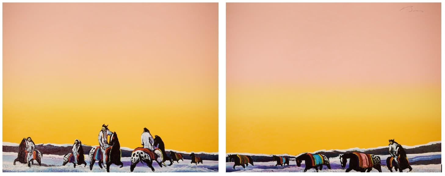 Earl Biss, Horse Thieves at Dawn