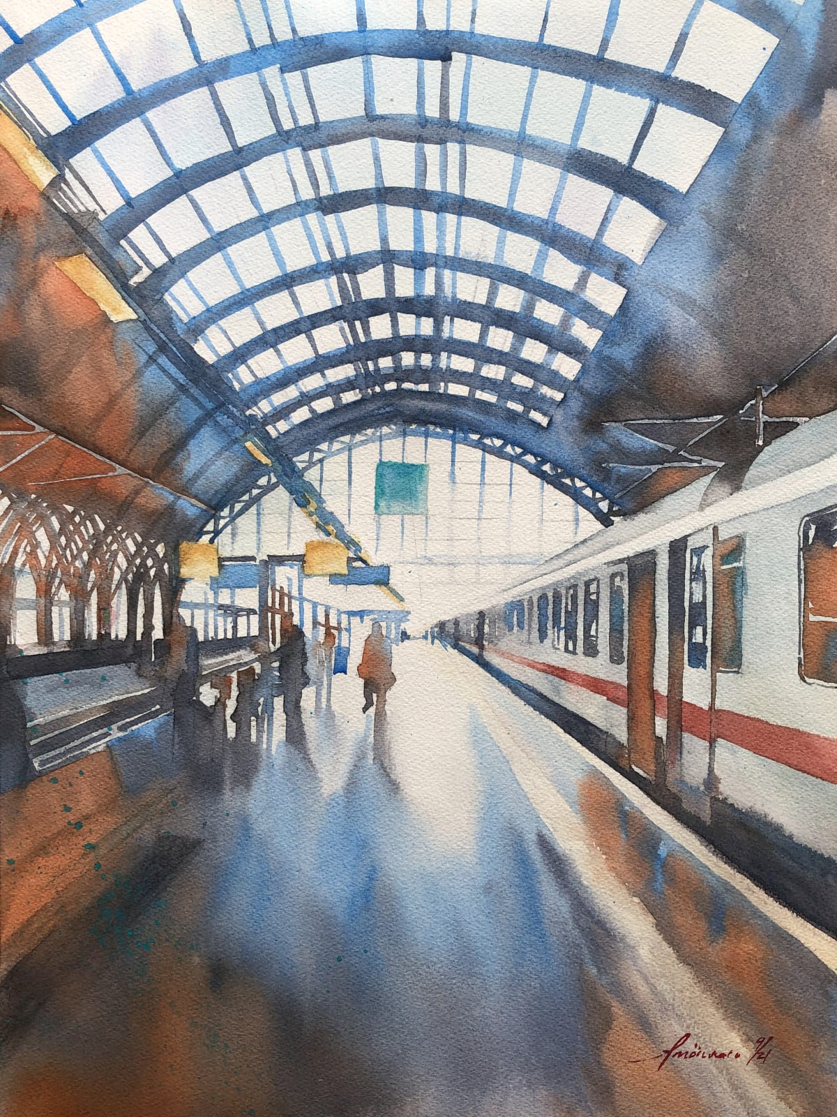 Ana Carolina Monnaco, Frankfurt Haptbahnhof, 2021