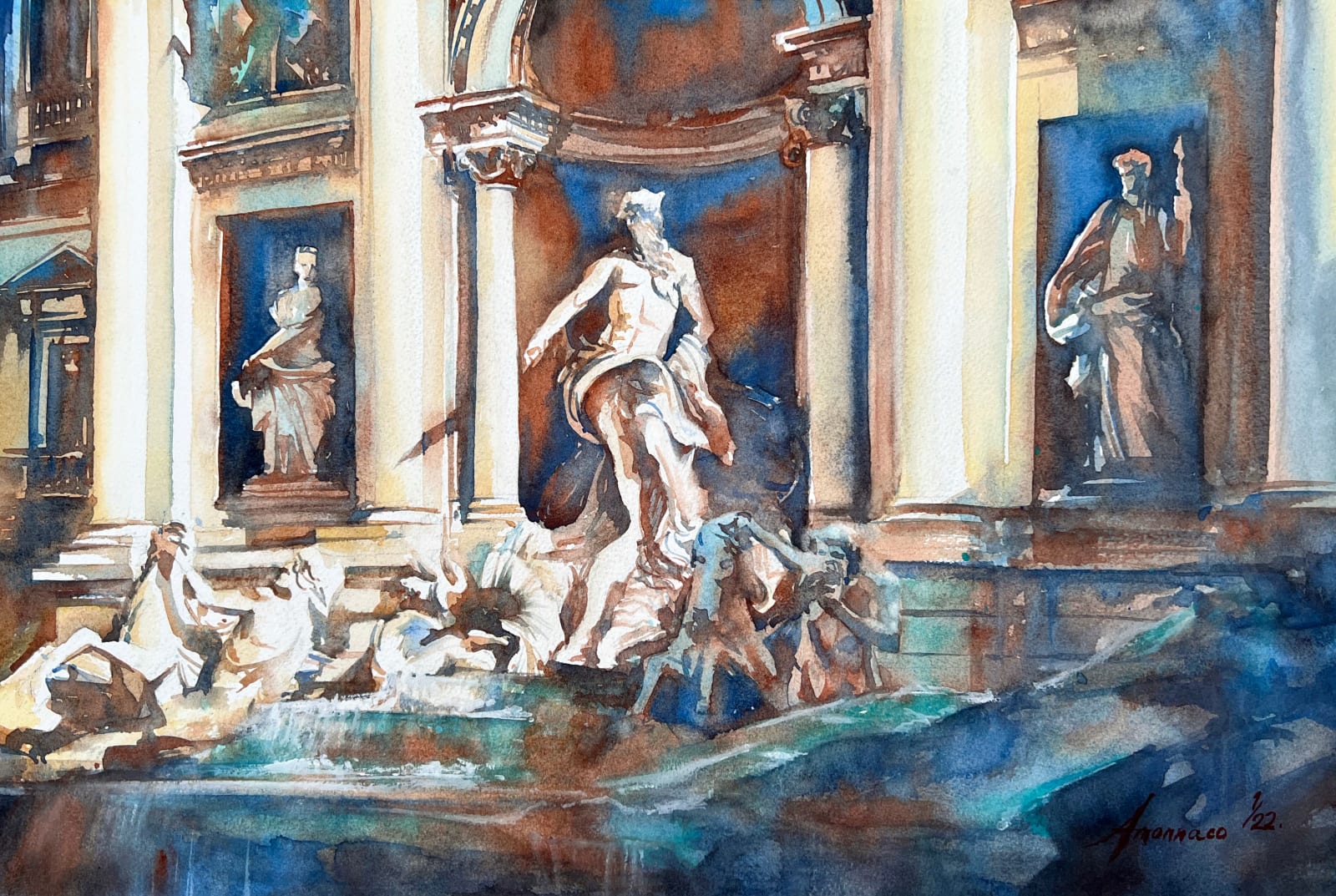 Ana Carolina Monnaco, Fontana di Trevi, 2021