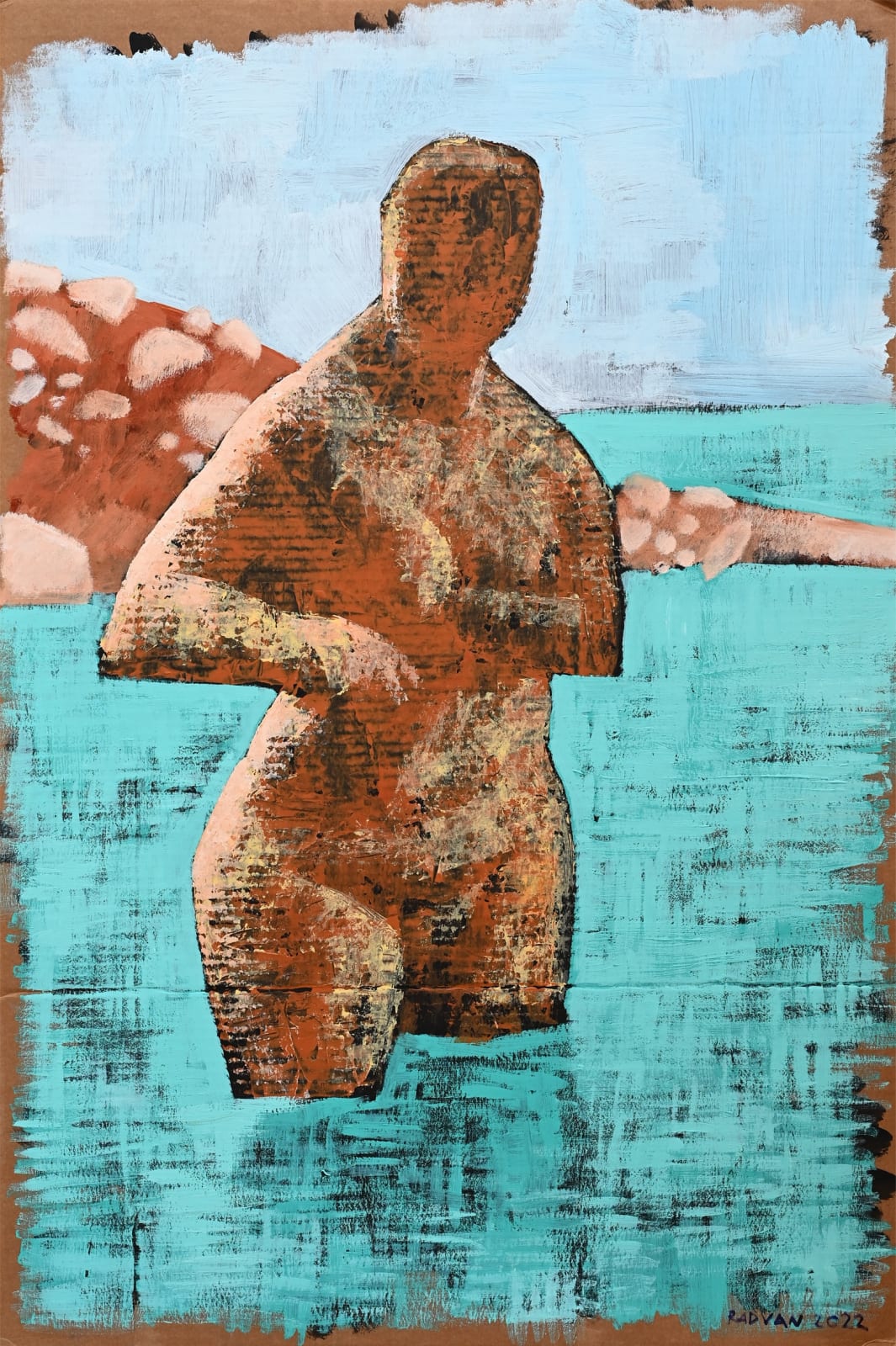 Alexandru Rădvan, Red Dirt & Sea, 2022