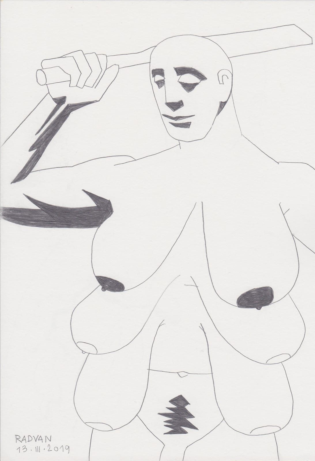 Alexandru Rădvan, Crazy Mythology #6/3, 2019