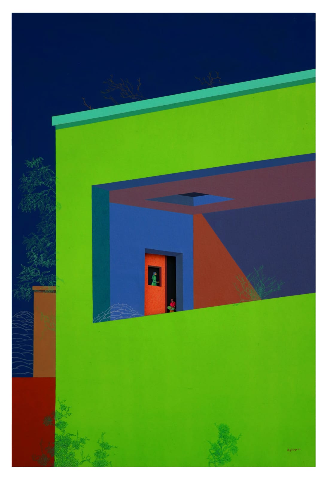Digbijayee Khatua, Between the wall, 2023