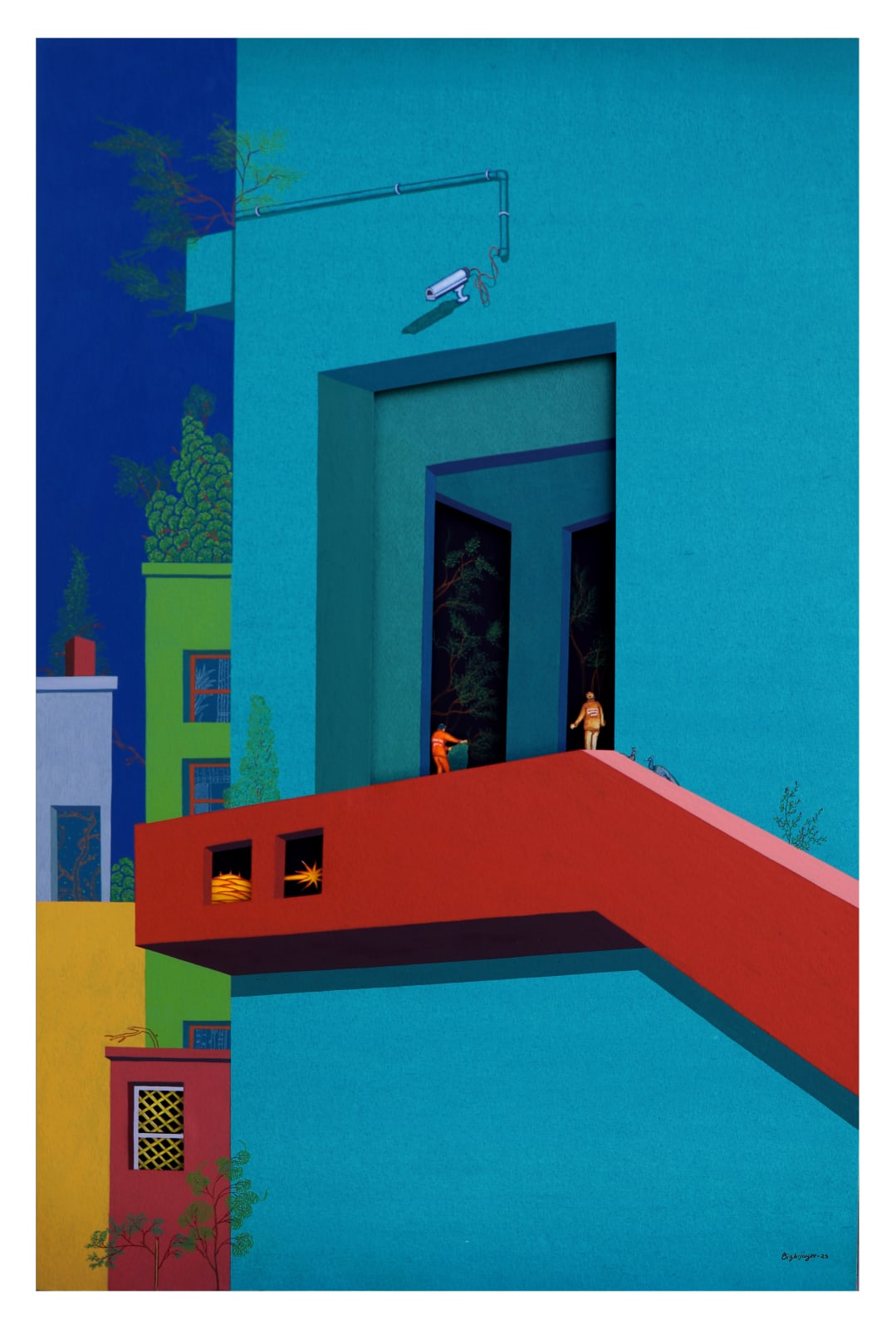 Digbijayee Khatua, Between the Walls III, 2023