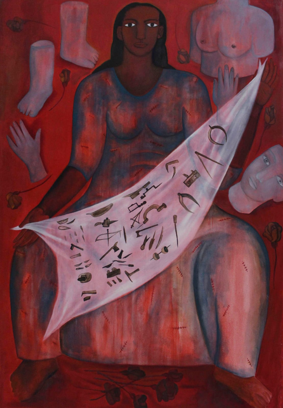 Rekha Rodwittiya, The Other Pieta, 1995