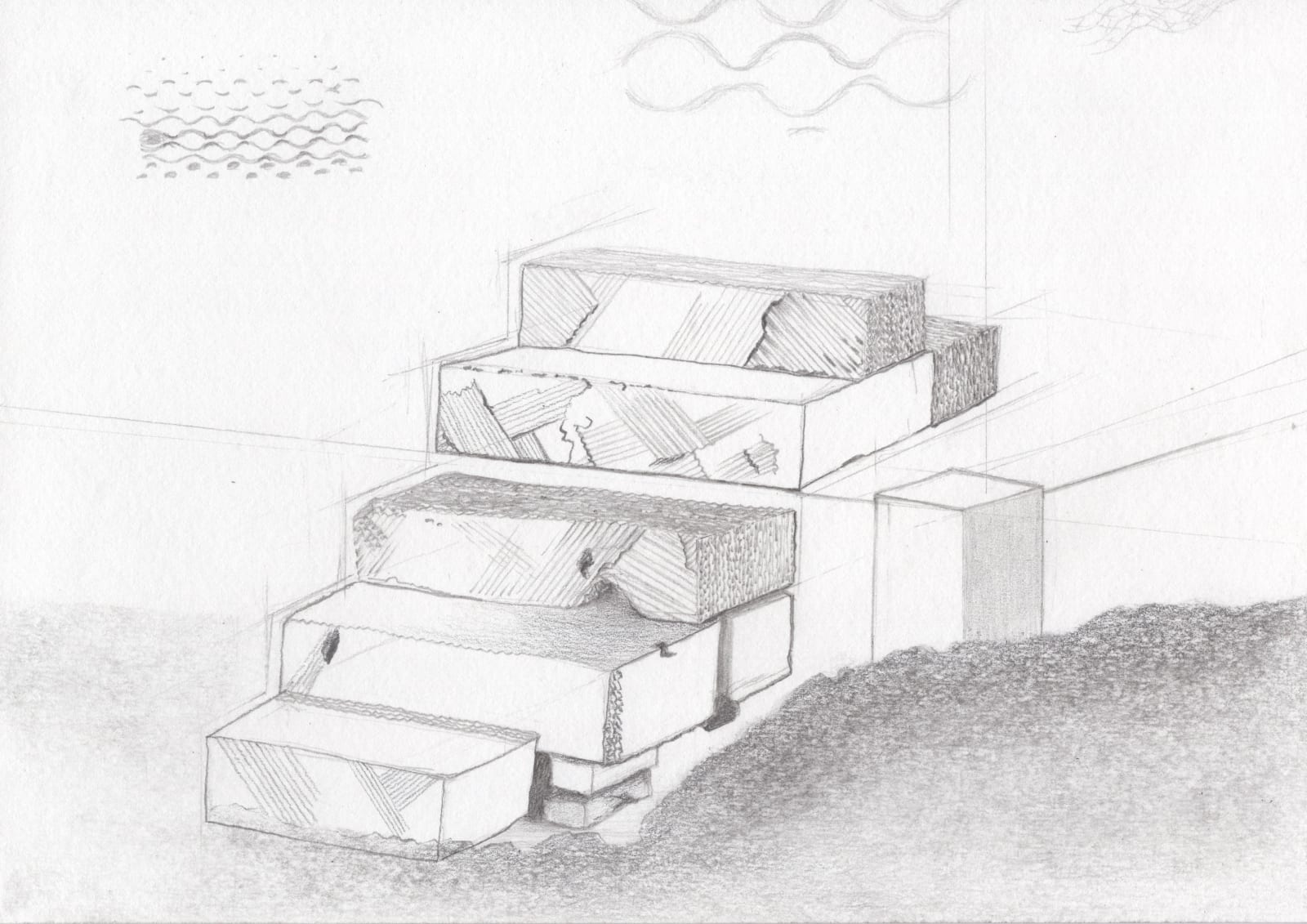 Meet Varvada, Object Study 4 (Metamorphosis within the construction sites at Studio II), 2022