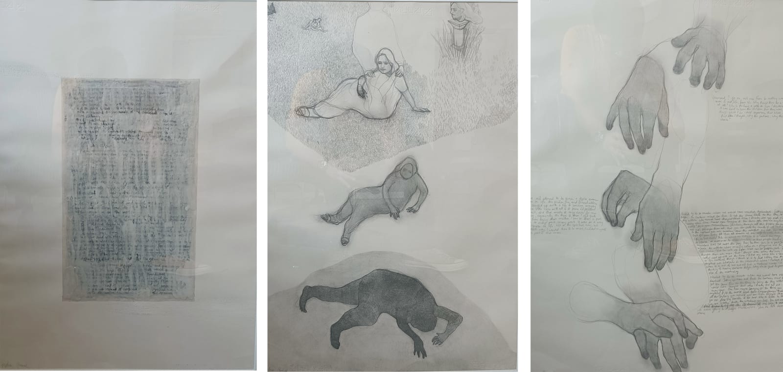 Neha Grewal, She Did Not Exist (Set of Three), 2015
