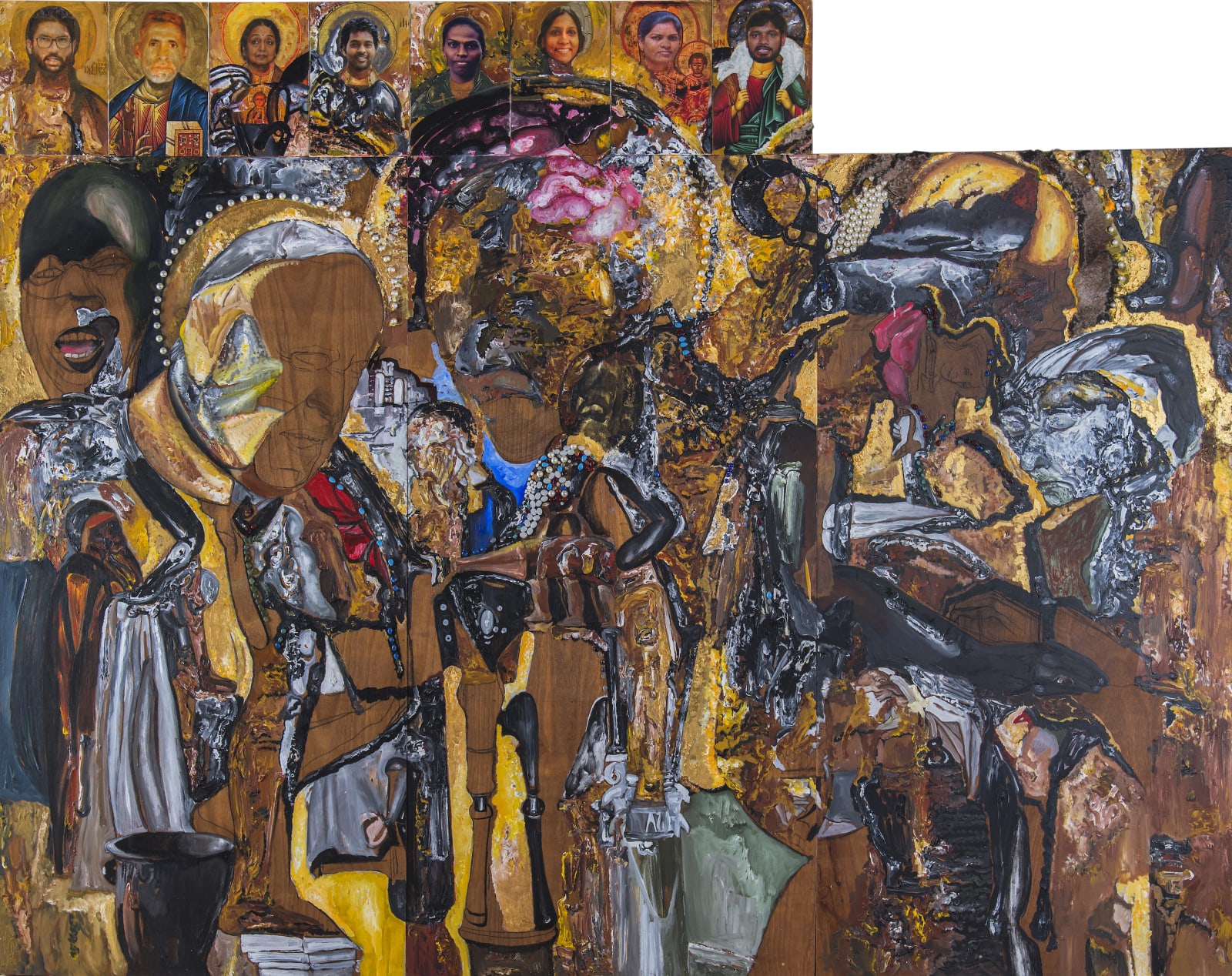 Probir Gupta, iconising Blacks and Dalits, 2017-18 | Anant Art Gallery