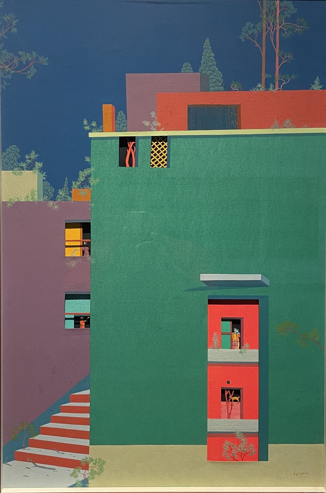 Digbijayee Khatua, The Wall-III , 2024