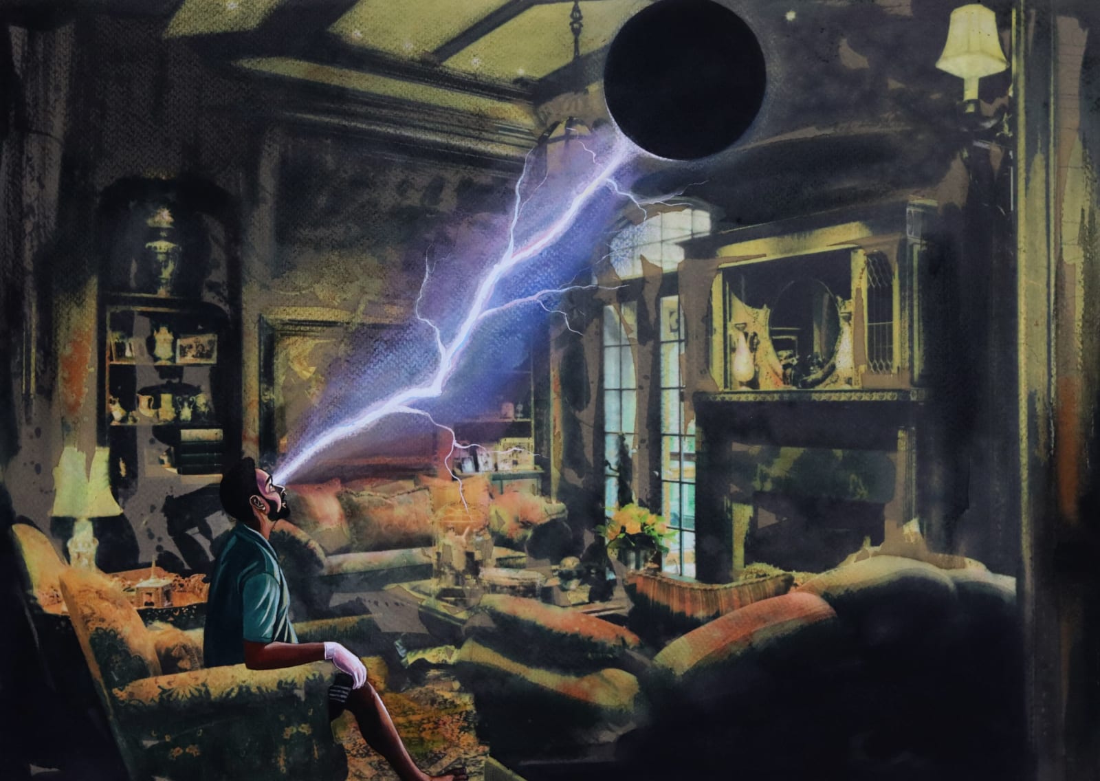 Abhishek Narayan Verma, Black Stars are Shining Very Bright-IV, 2019