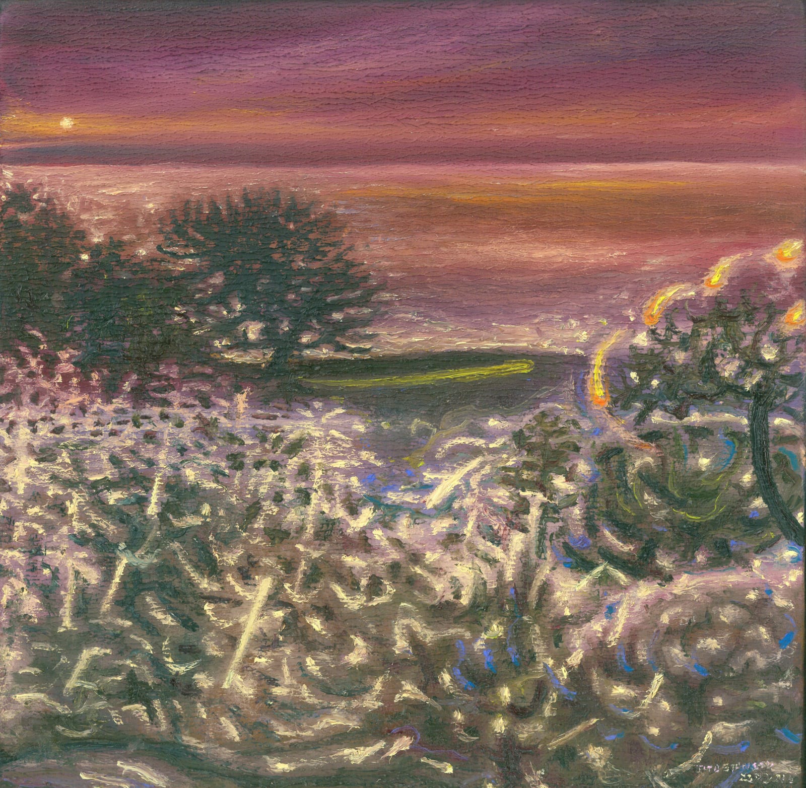 Tito Stanley SJ, Burning tree of love, 2025