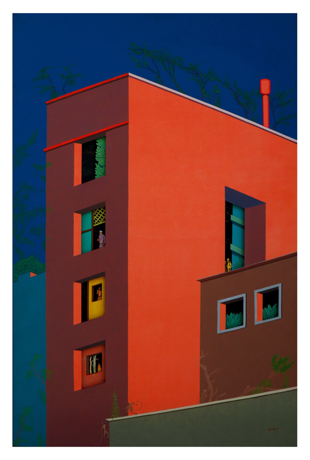 Digbijayee Khatua, Between the walls-II, 2023