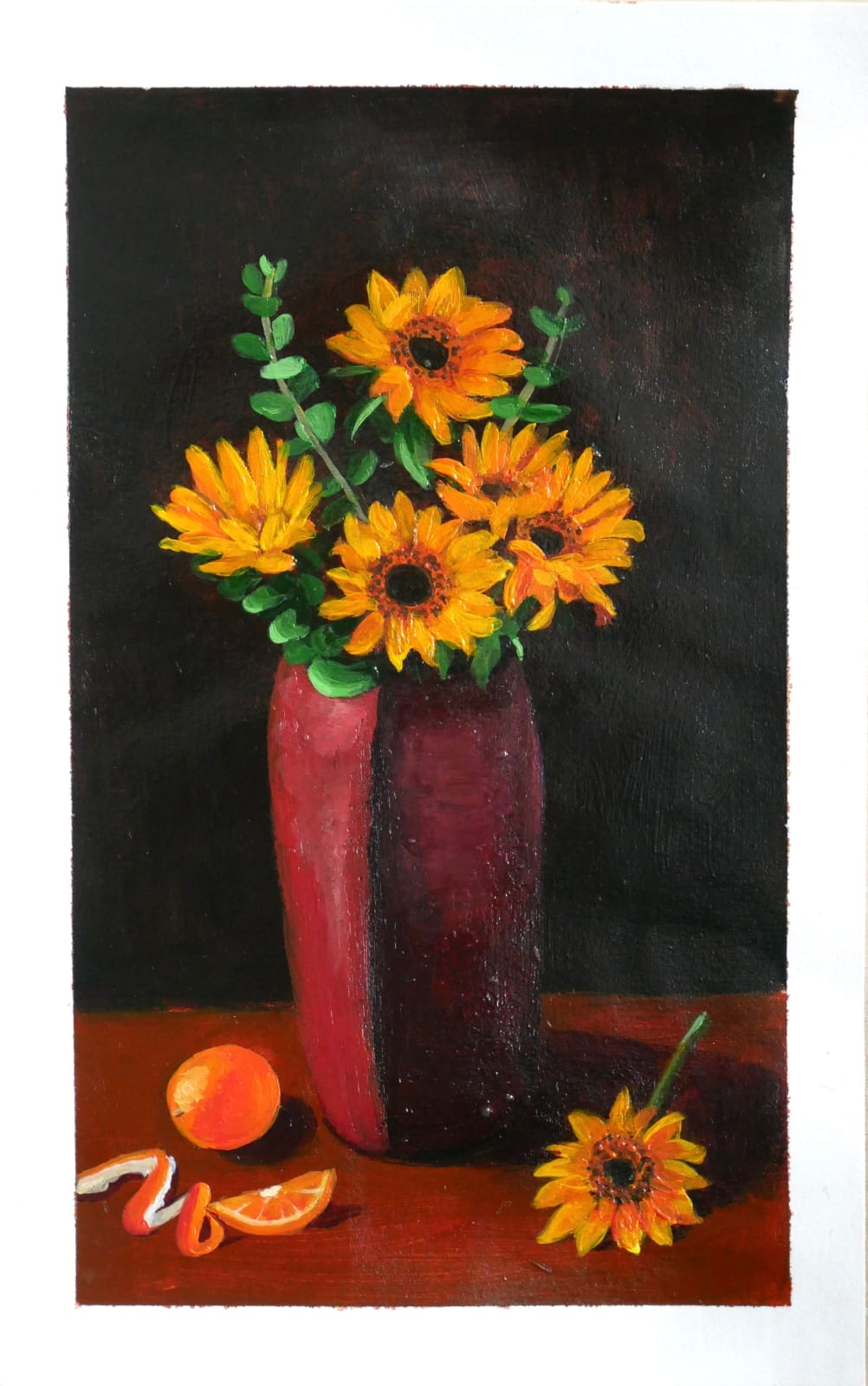 Emily Anastasi, Sunflower Still Life, 2024