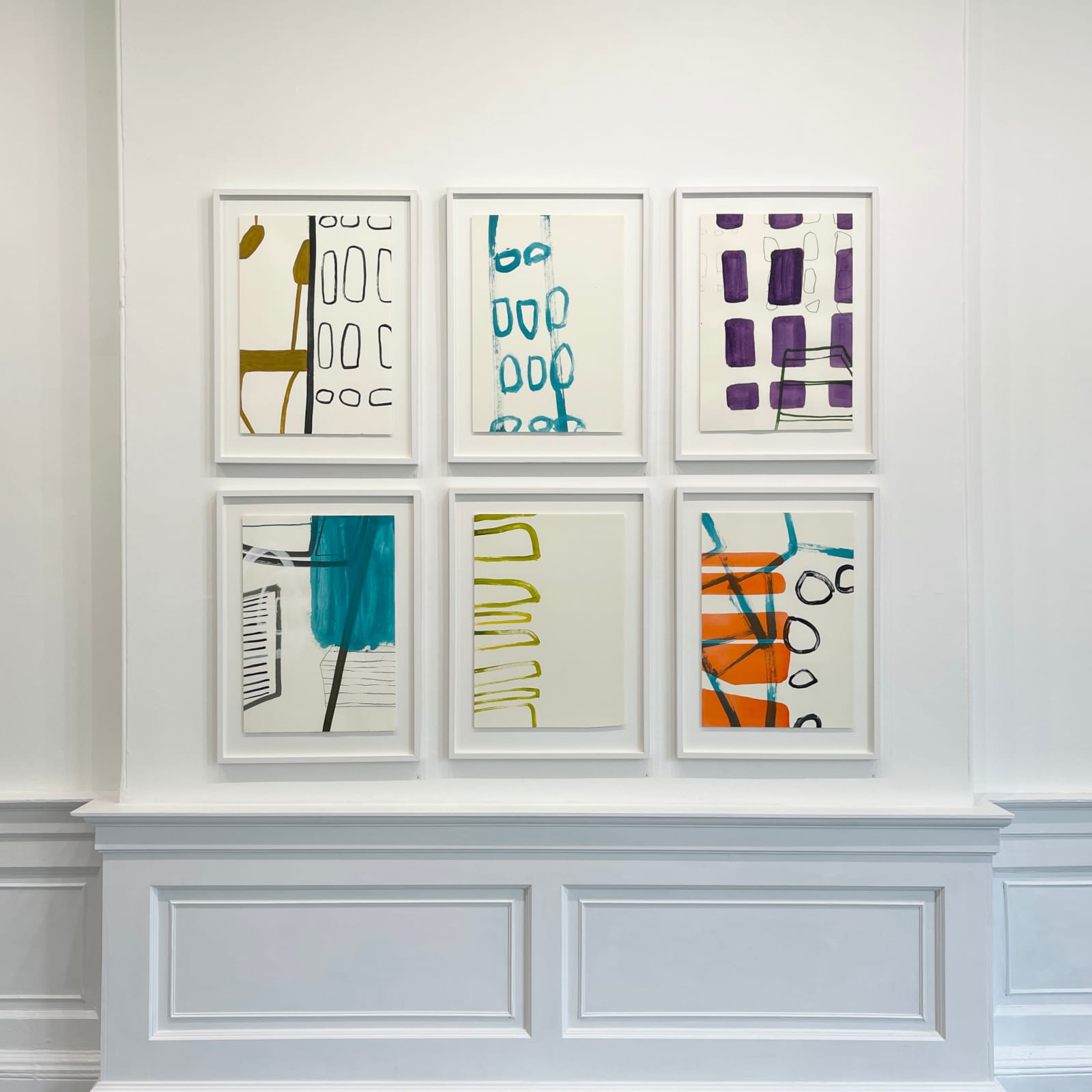 Six drawing Joan Doerr