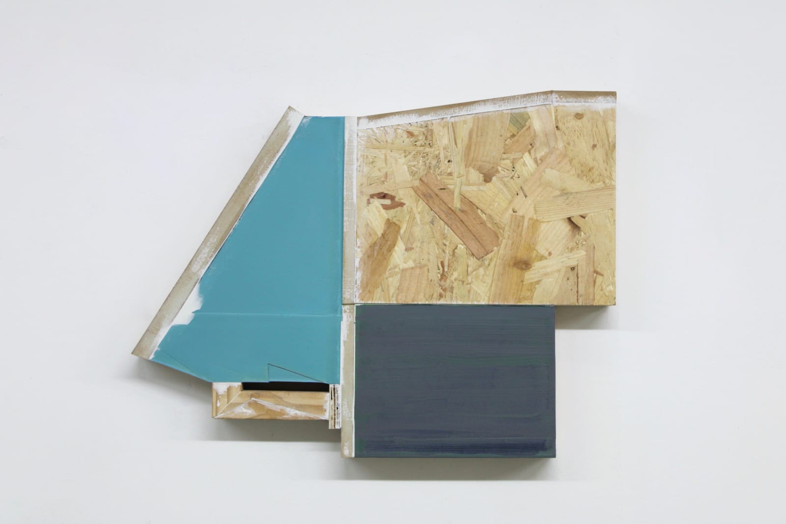 Molly Thomson, Untitled (structure with turquoise)