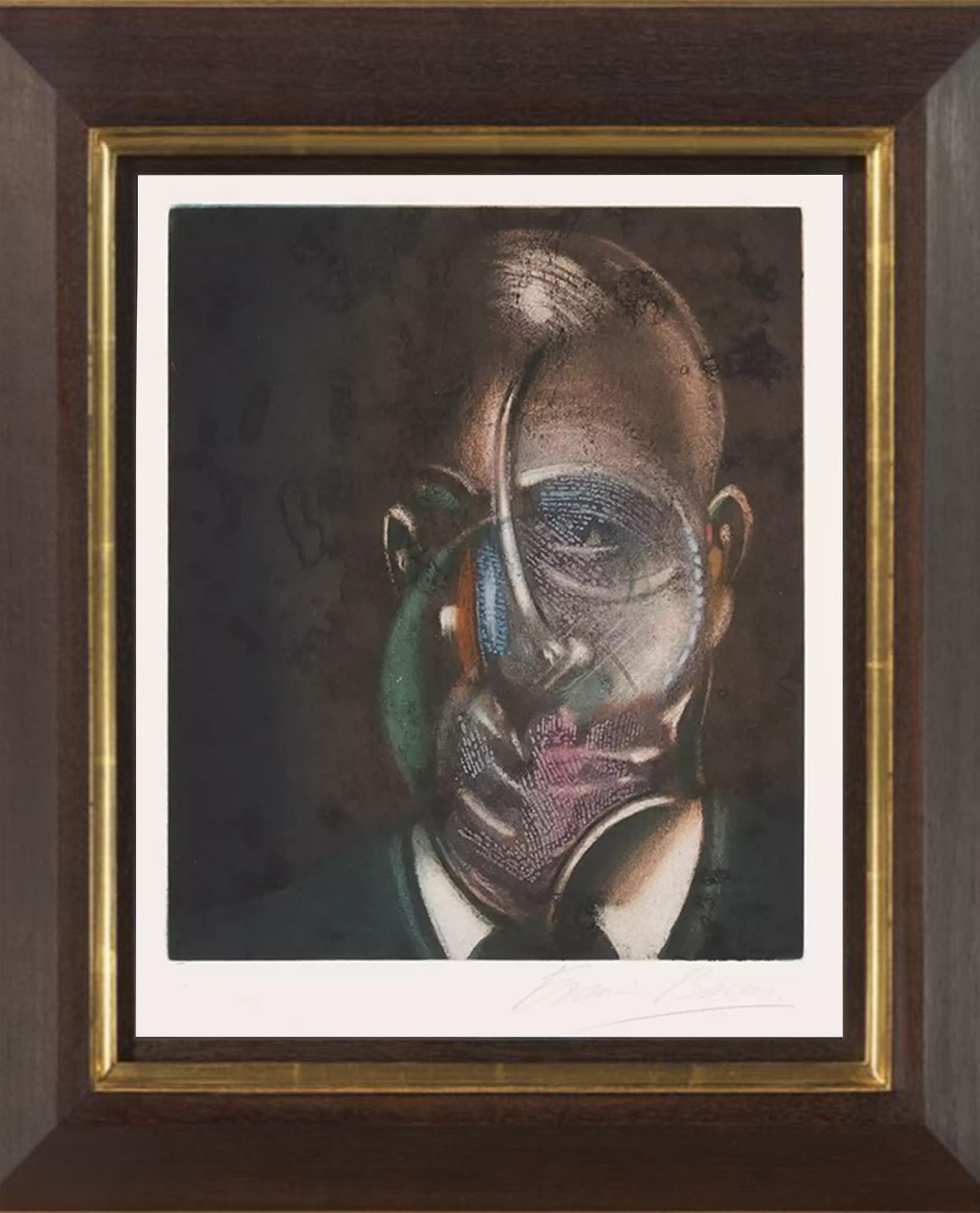 after Portrait of Michel Leiris (1976) Framed