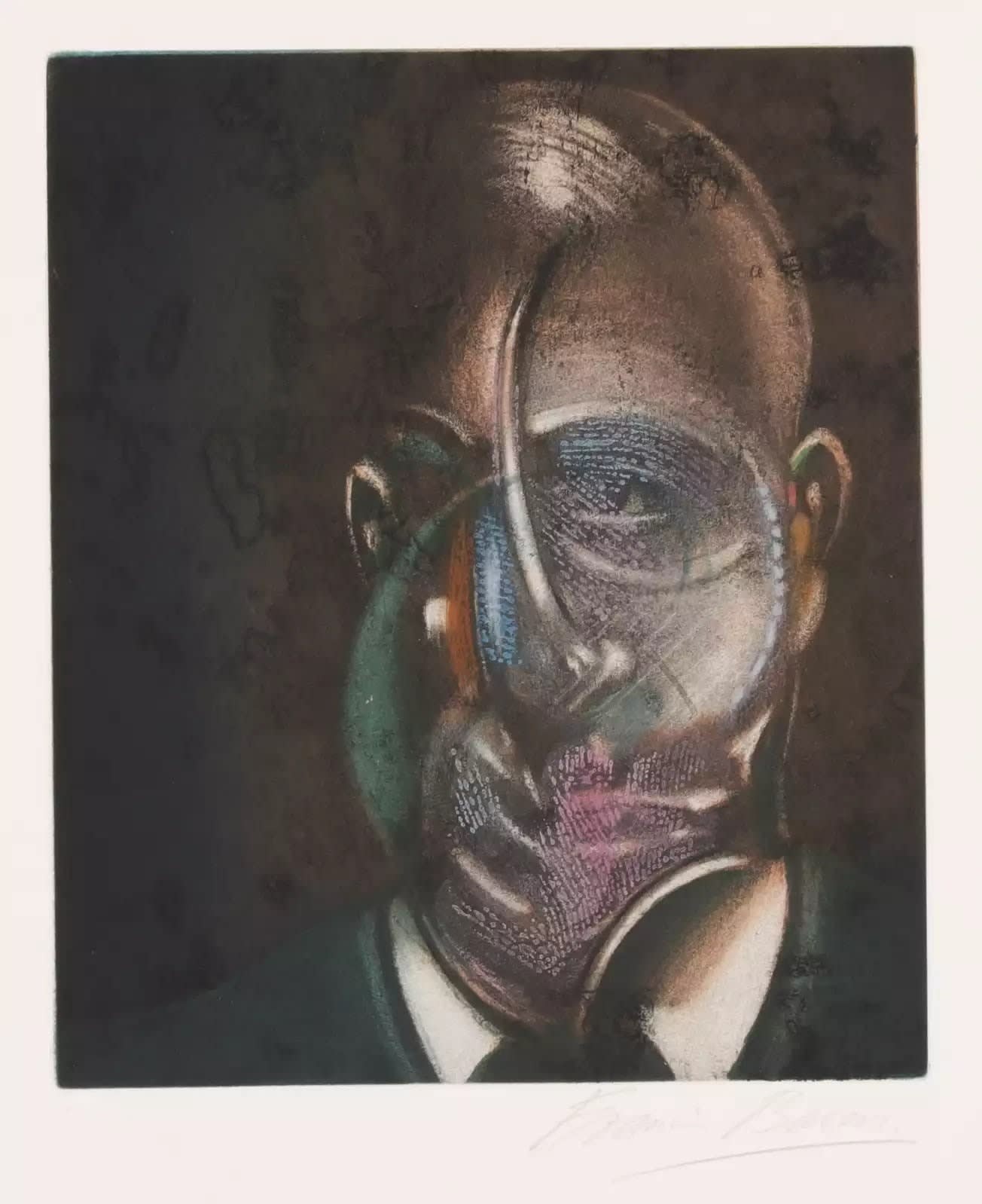 after Portrait of Michel Leiris (1976)