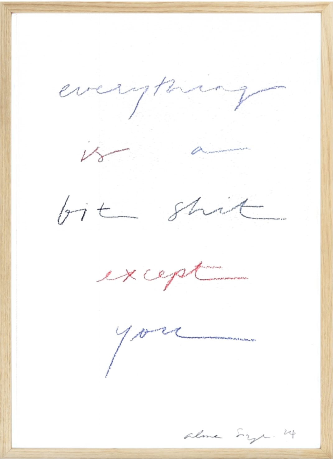 Alma Singer, Except You, 2024