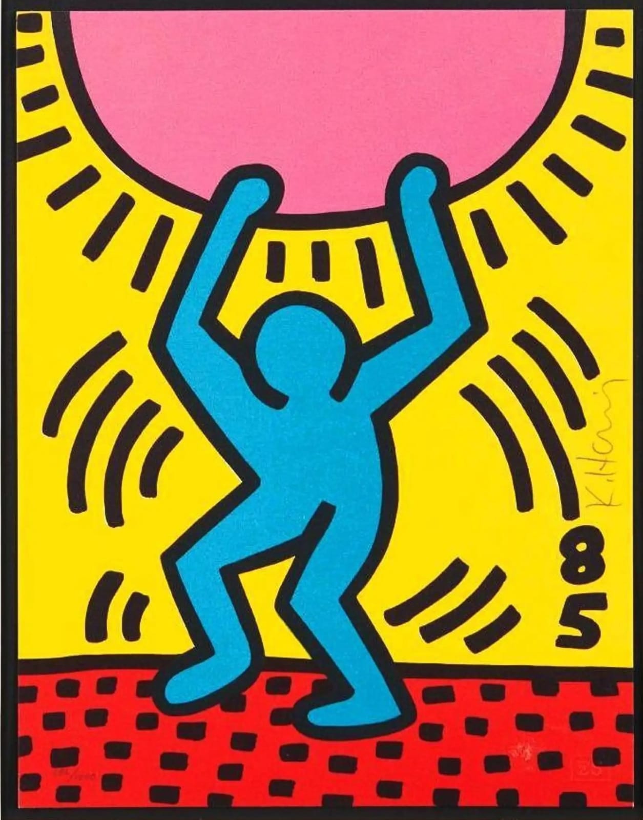 Keith Haring, International Youth Year, 1985 | Andipa Editions