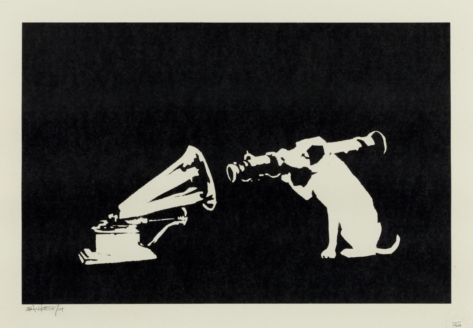 Banksy HMV signed print for sale