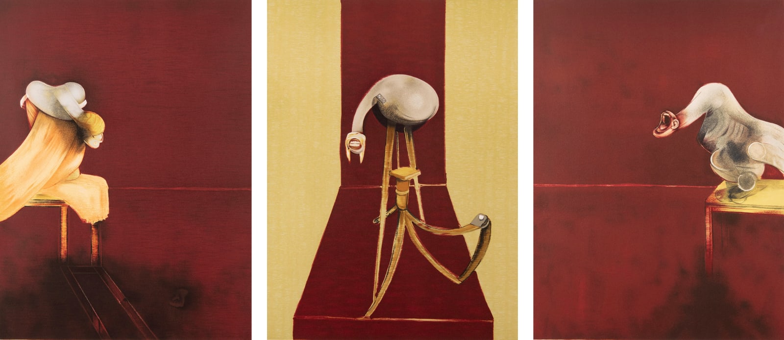 Francis Bacon, after Second version of the Triptych (1944), 1989