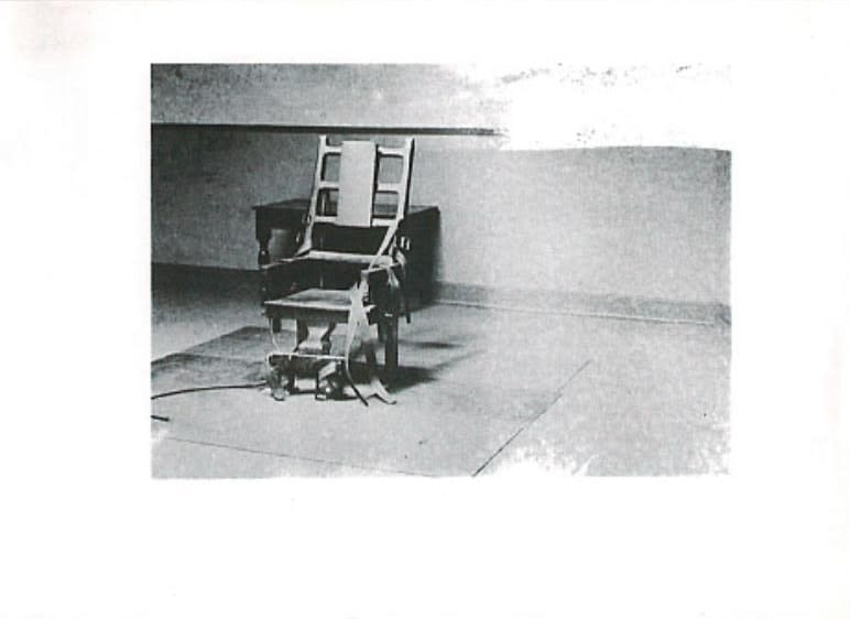 Andy Warhol, Electric Chair, CA. 1978