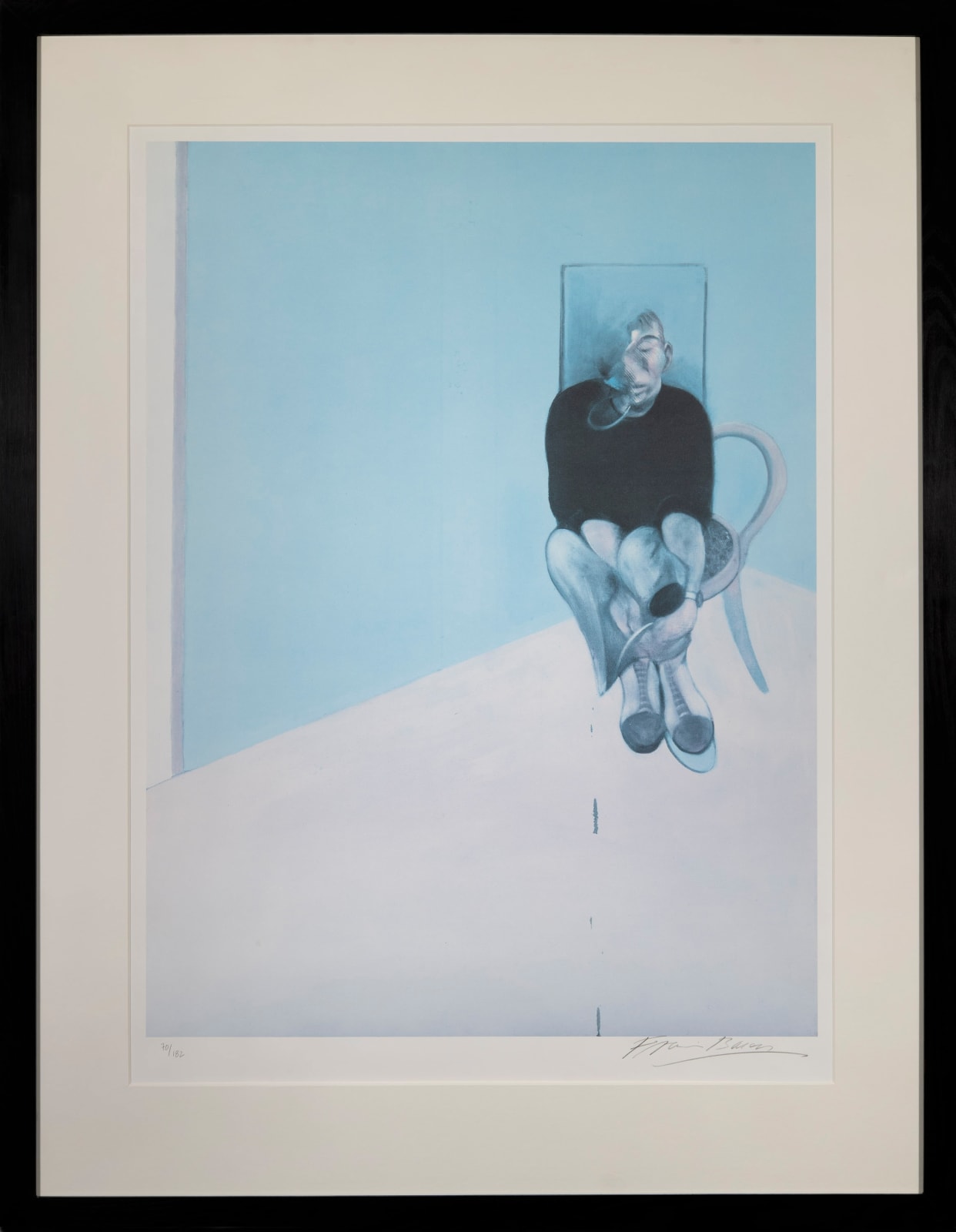 after Study for self-portrait (1982) full sheet