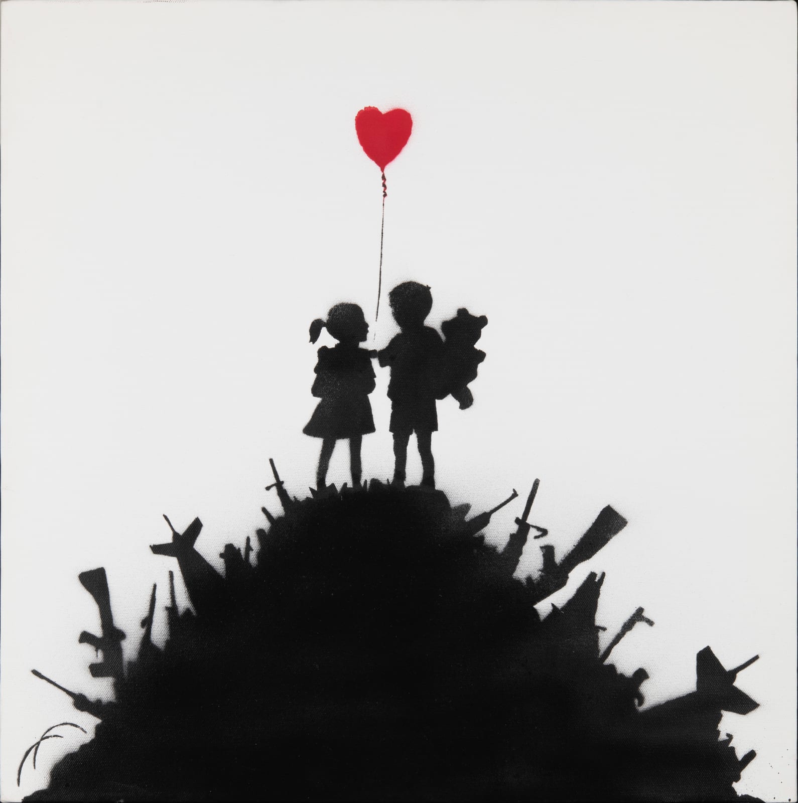 Banksy, Kids on Guns, 2005