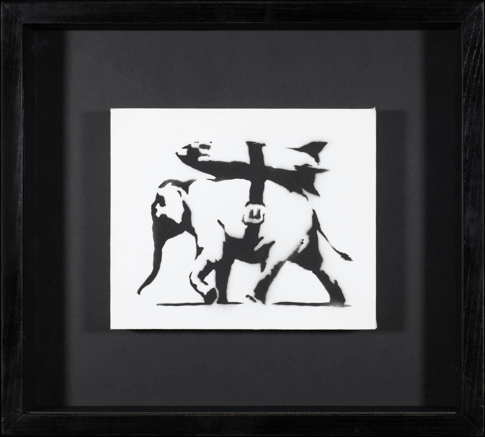 Banksy, Heavy Weaponry , 2003