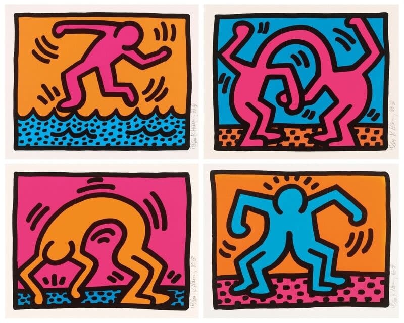 Keith Haring, Pop Shop II Set, 1988