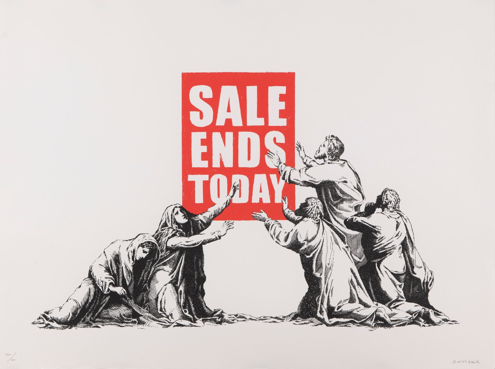 Sale Ends (v.2) by Banksy (unframed)