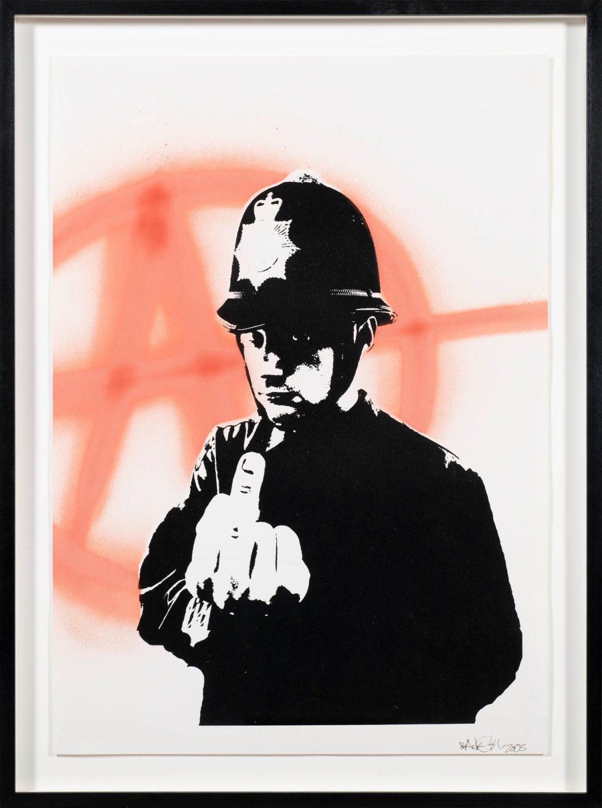 Banksy, Rude Copper (Signed), 2003