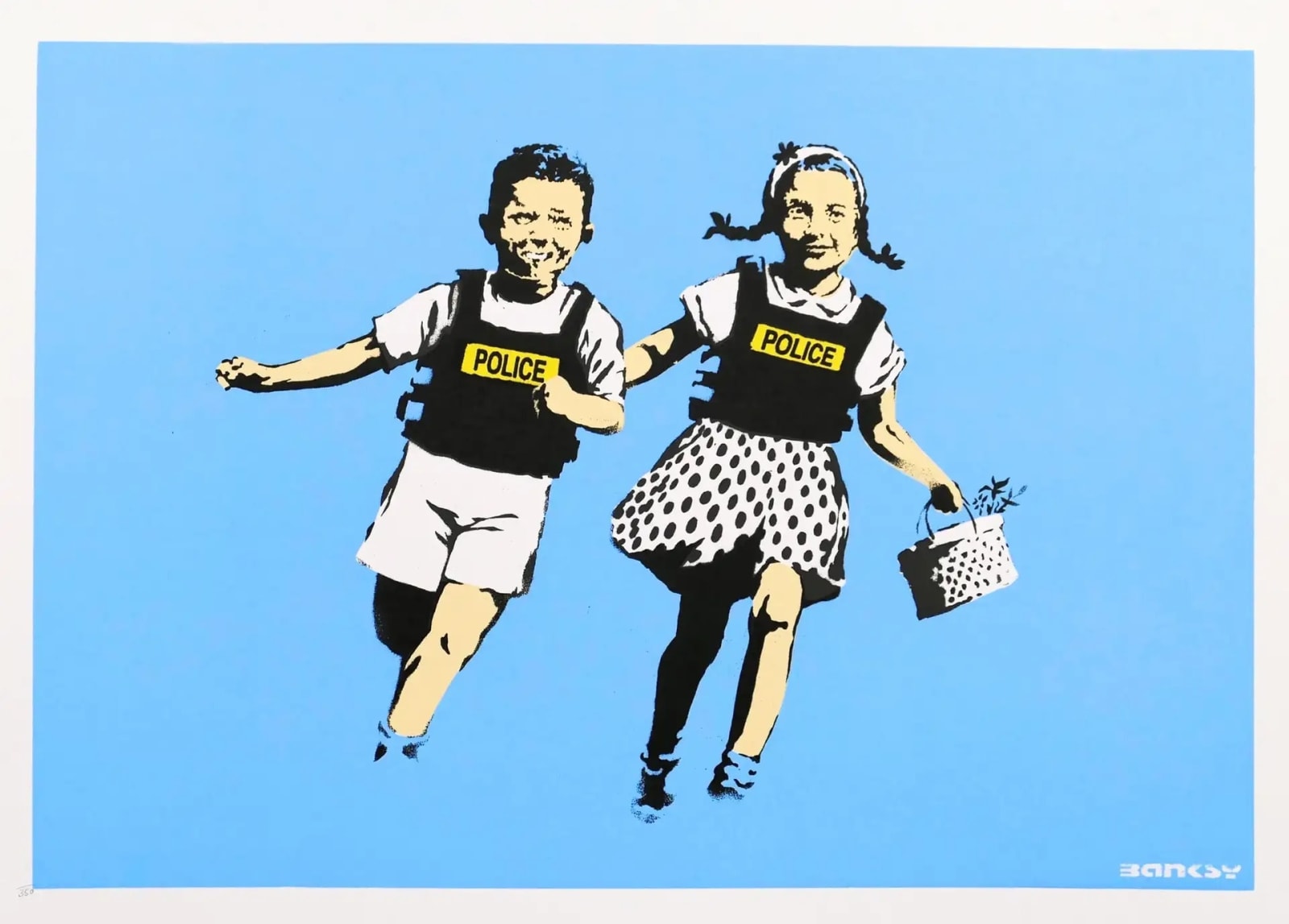 Banksy, Police Kids (Jack and Jill), 2005