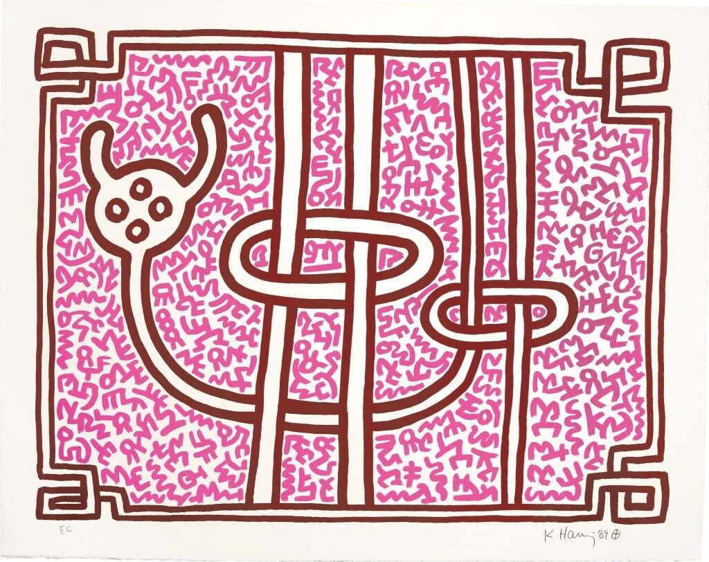 Keith Haring Chocolate Biddha Set for sale