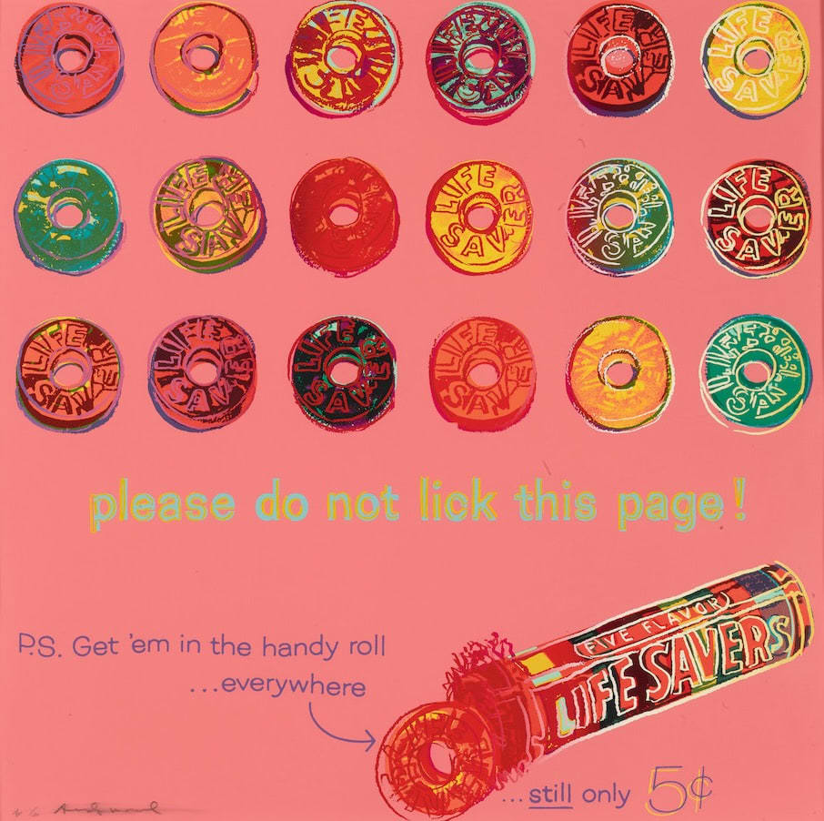 Andy Warhol, Life Savers (F & S II.353), 1985