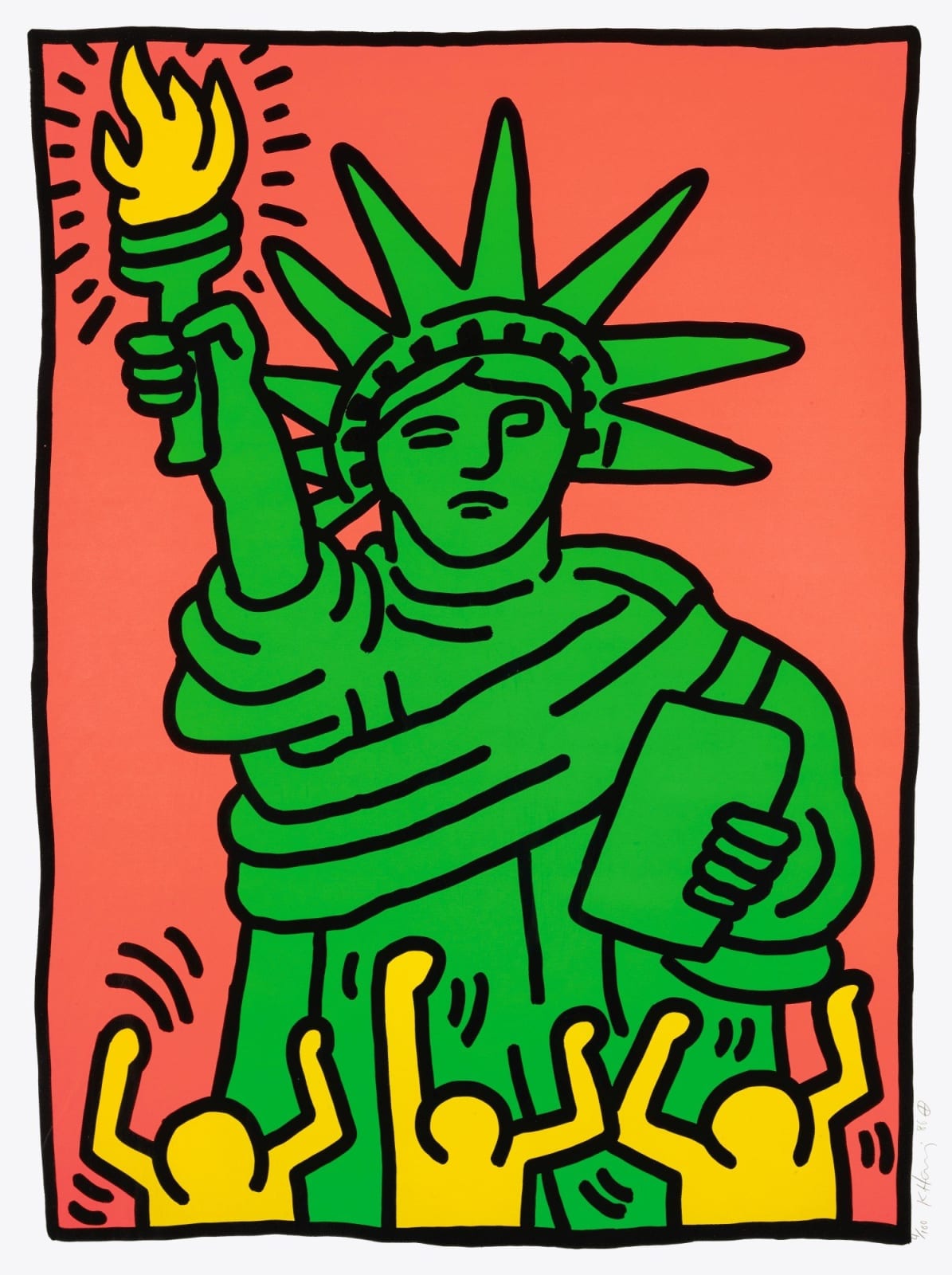 Statue of Liberty Haring for sale